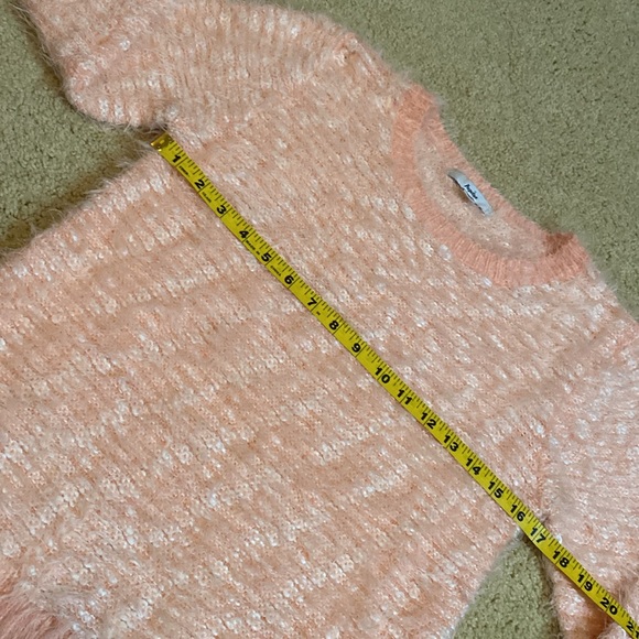 Papaya “Fuzzy” Peach Sweater - Picture 14 of 14